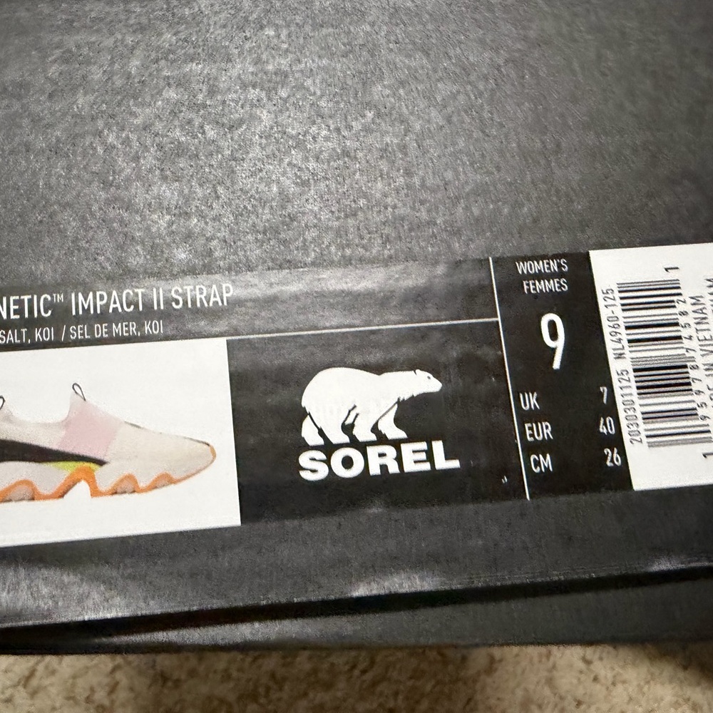 Sorel Women's Kinetic Impact II Strap Sneakers - Salt and Koi